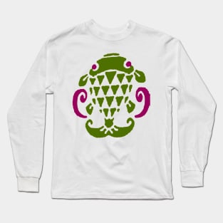 Lurelin Village Green and Purple (Totk) Long Sleeve T-Shirt